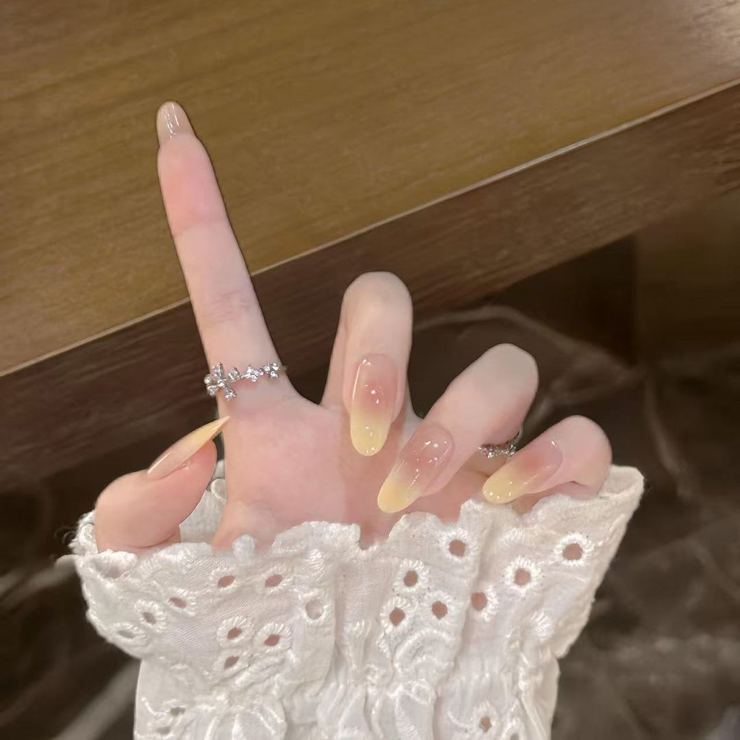 Premium Glossy Cashmere Nail Set Bowlift
