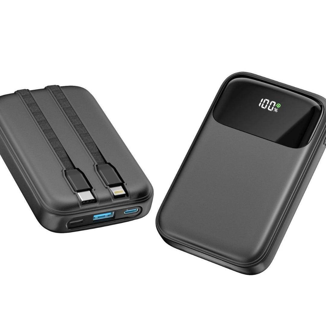 Compact power bank with intelligent LED display Bowlift