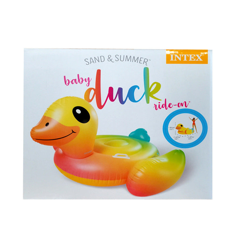 Ladies Inflatable Duck Pool Float Bowlift