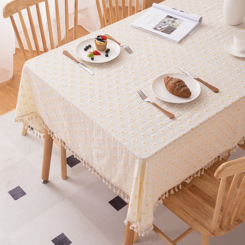 Floral Patterned Tablecloth