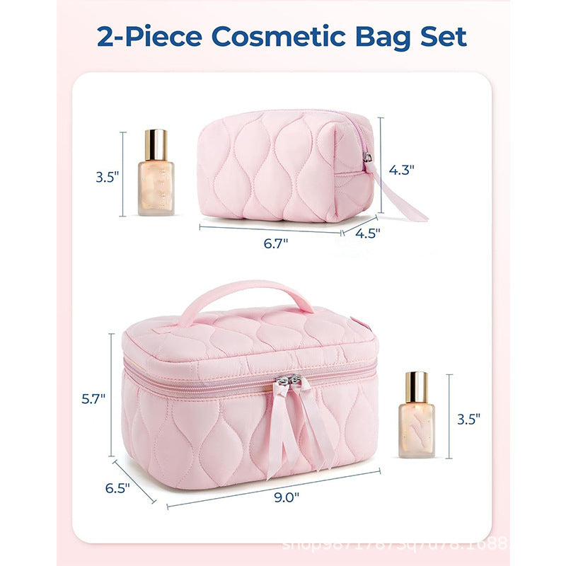 Cosmetic organizer bag with practical compartments Bowlift