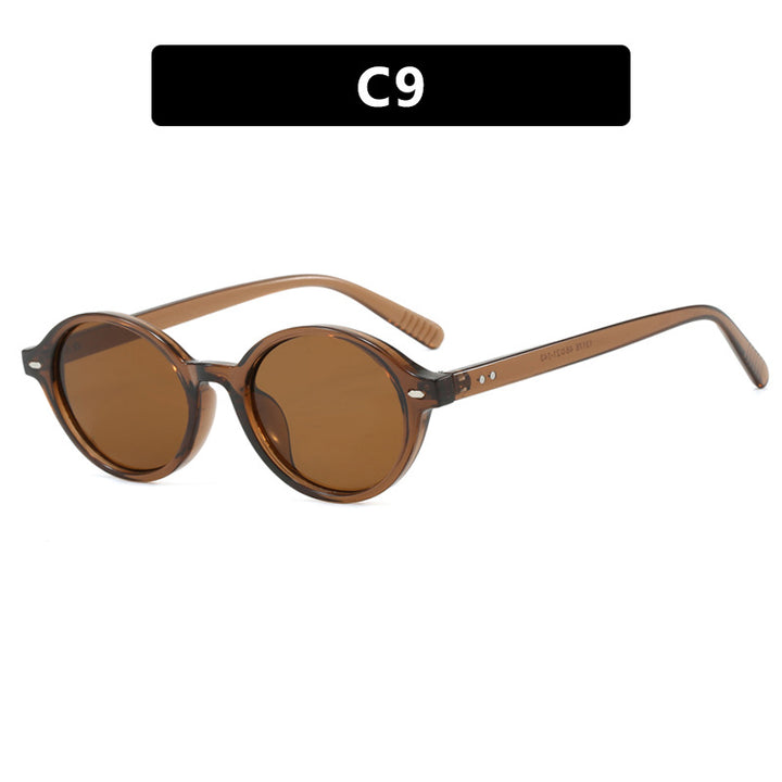 Women's round sunglasses with modern design and polarized lenses Bowlift