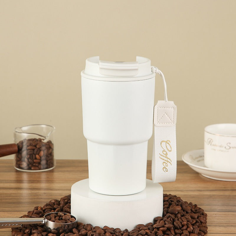 Women's high-quality coffee mug with silicone lid Bowlift