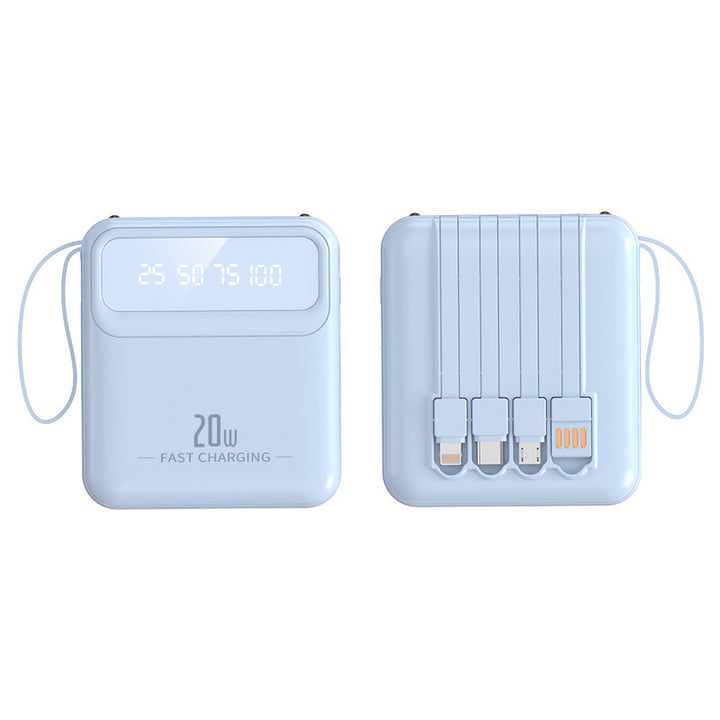 Portable power bank with integrated multifunction charging technology Bowlift