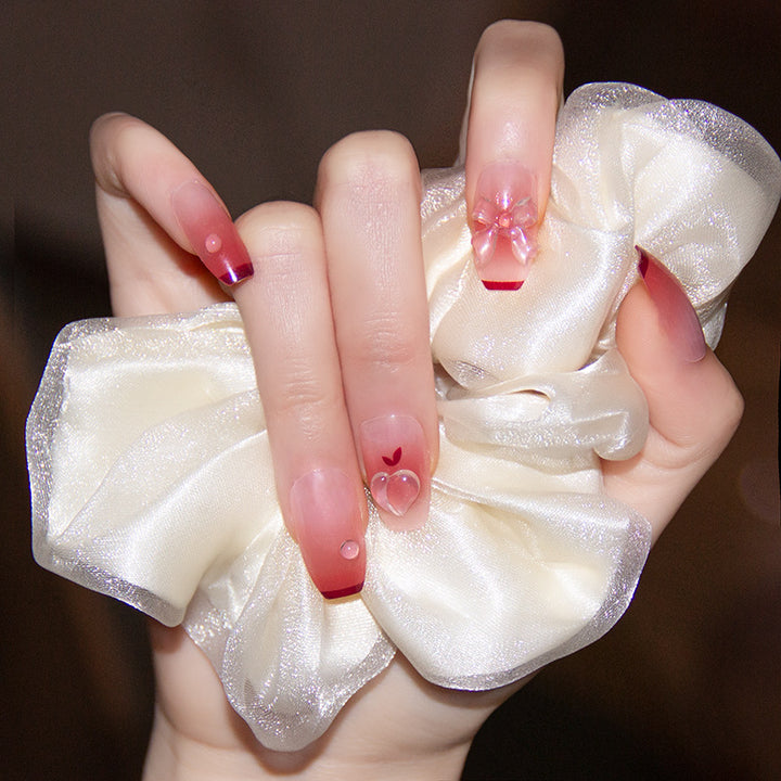 Elegant Nail Art with Gloss Finish Bowlift