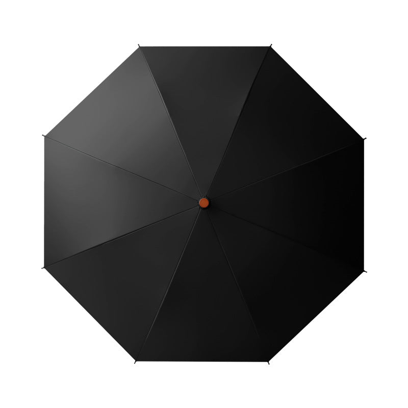 Men's elegant automatic umbrella with wooden handle Bowlift
