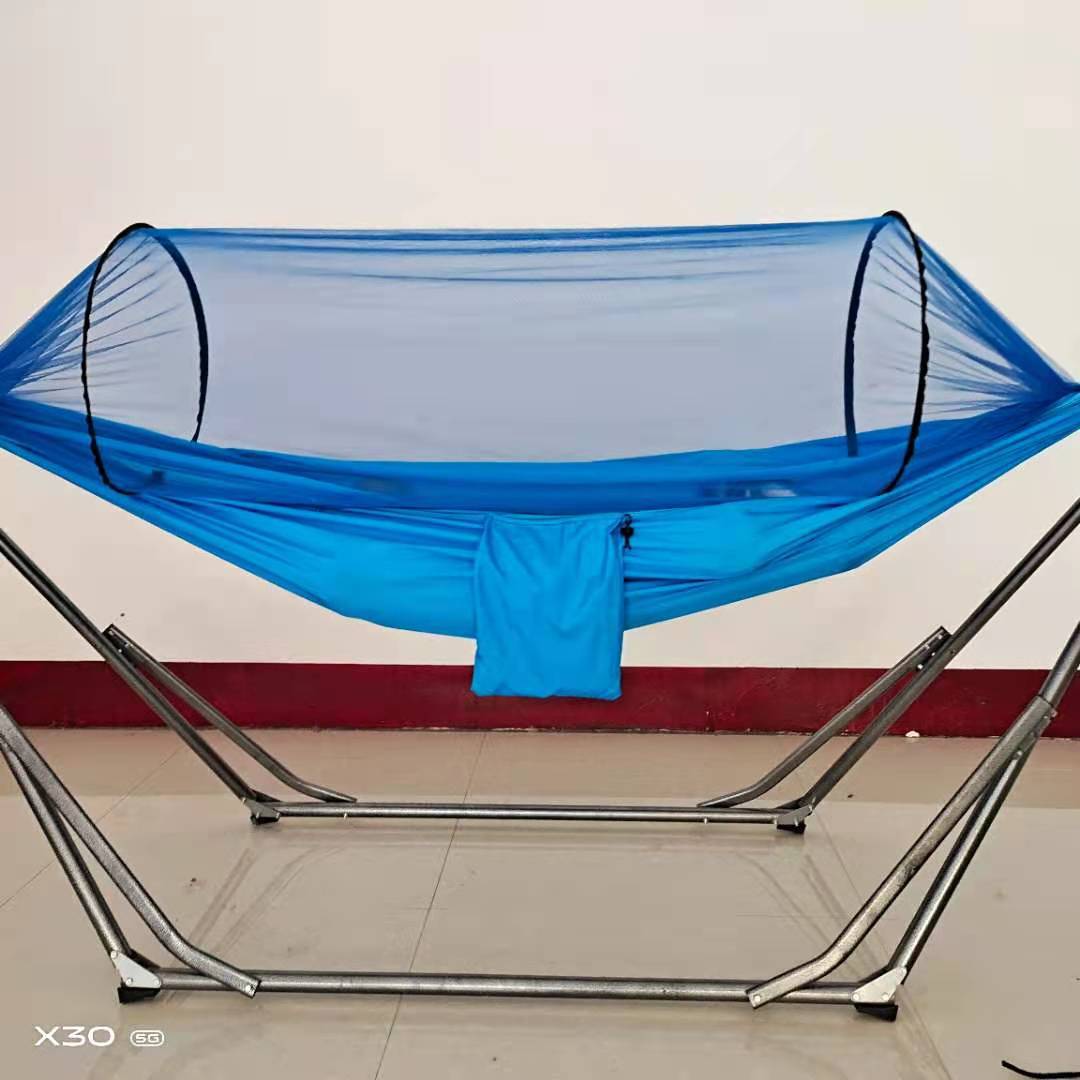 Hammock with Stable Stand Construction Bowlift