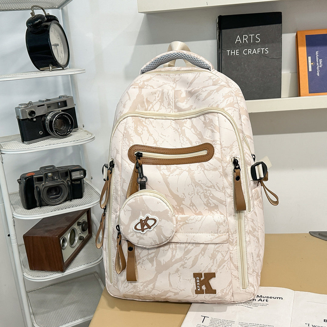 Marble Designed Multi-Functional Backpack Bowlift