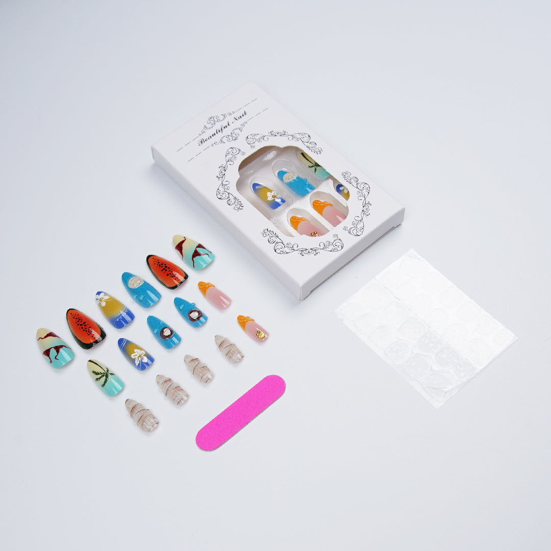 Nail art set with maritime motif Bowlift