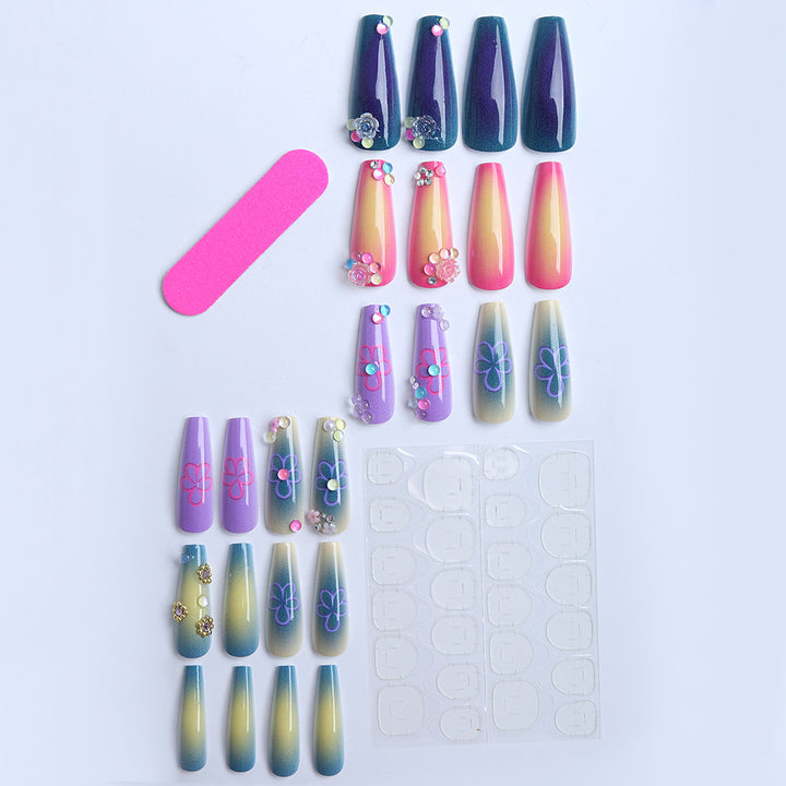 Nail art with Colorful Designs Bowlift