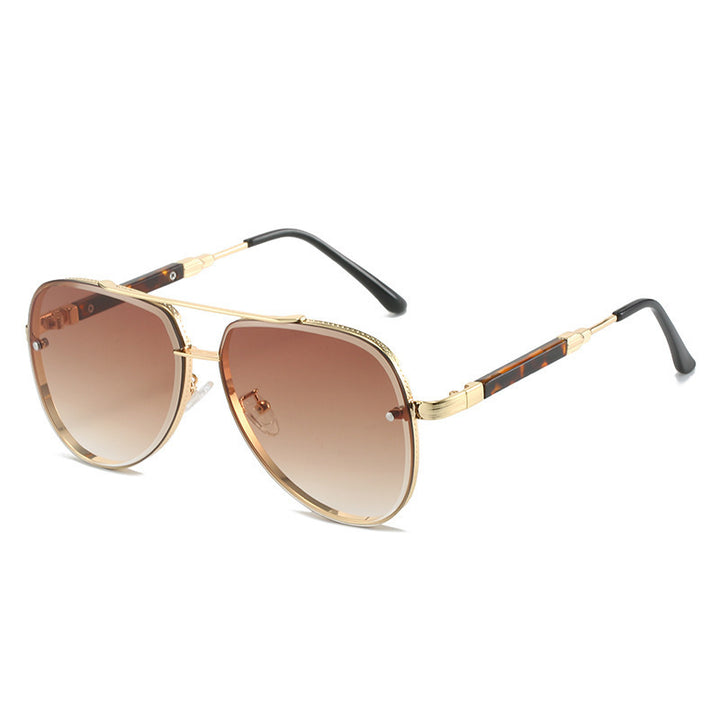 Women's Aviator Sunglasses with Stylish Gradient Protection Bowlift