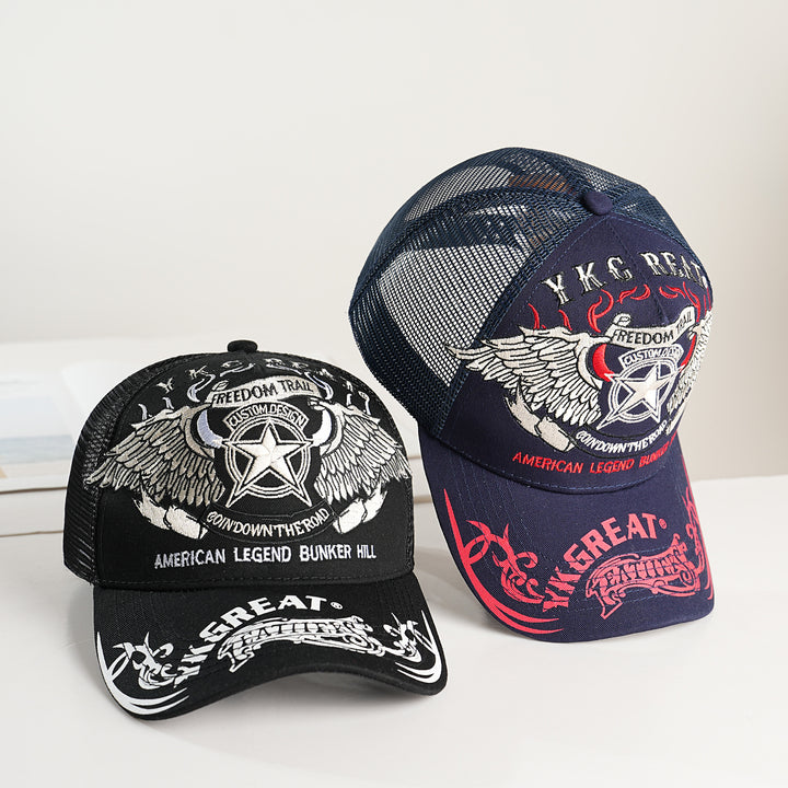 Unisex Trucker Cap with graphic design and breathable mesh Bowlift