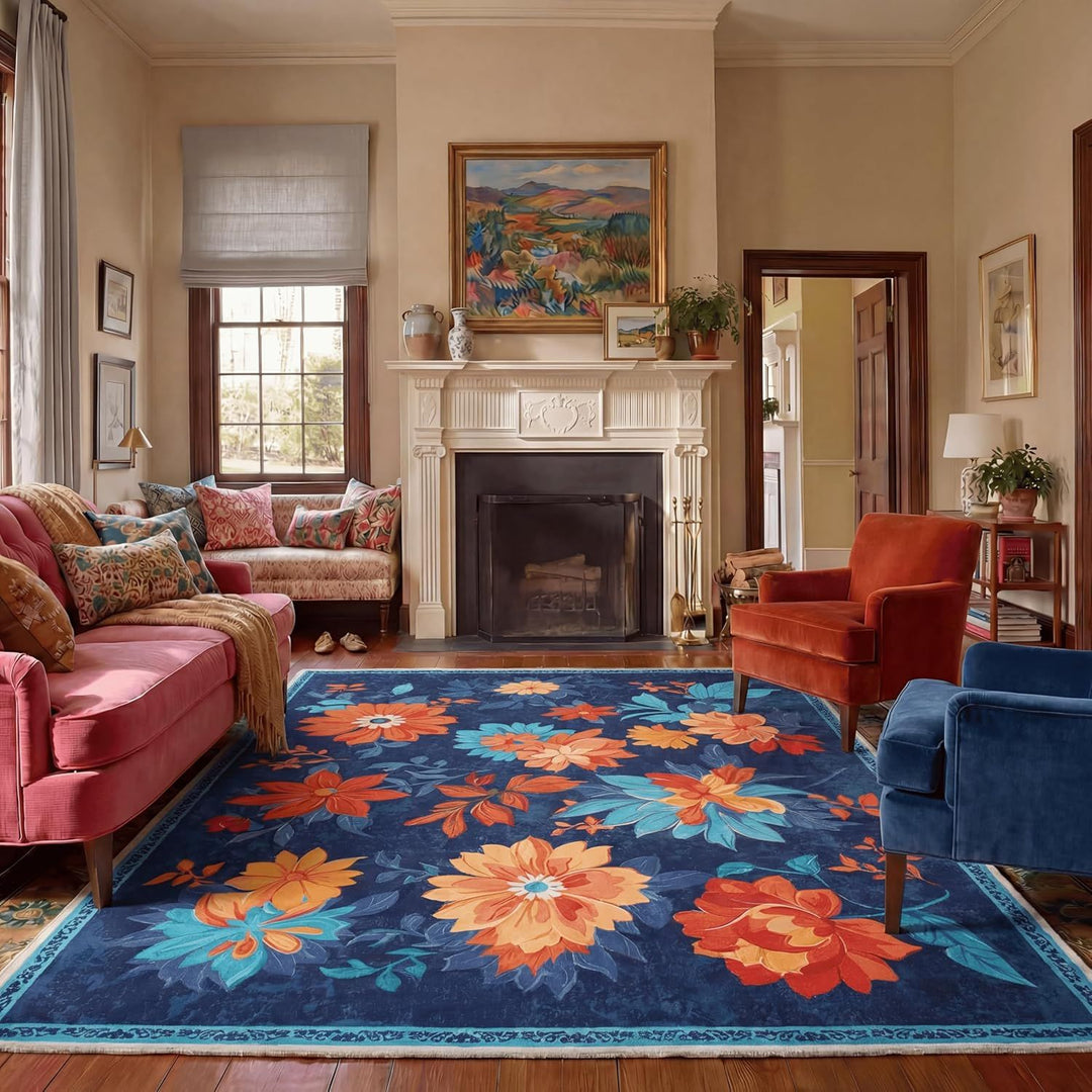 Flower Area Rug