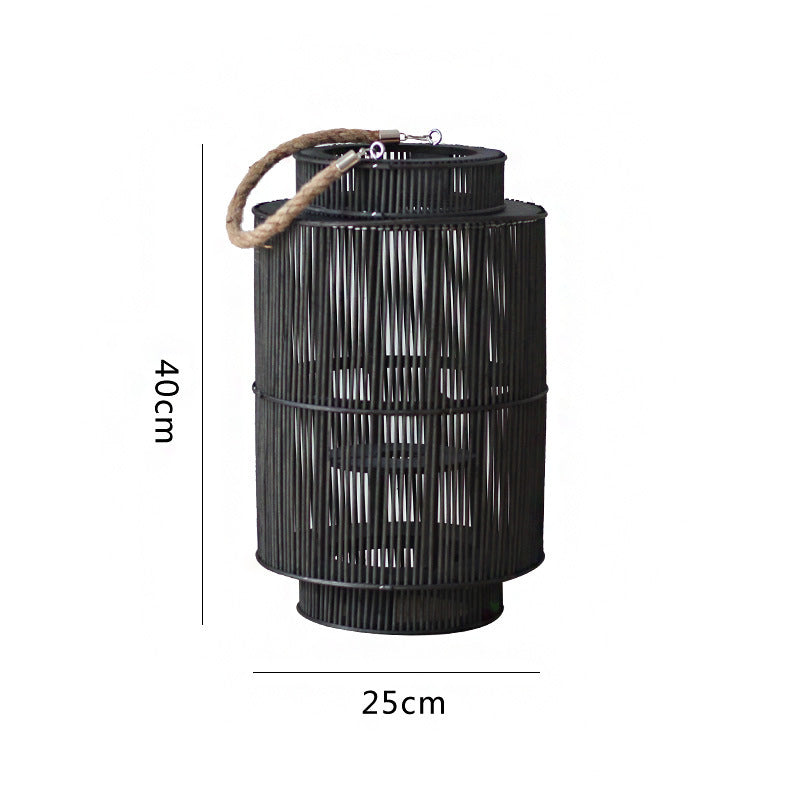 Decorative Rattan Lantern Bowlift