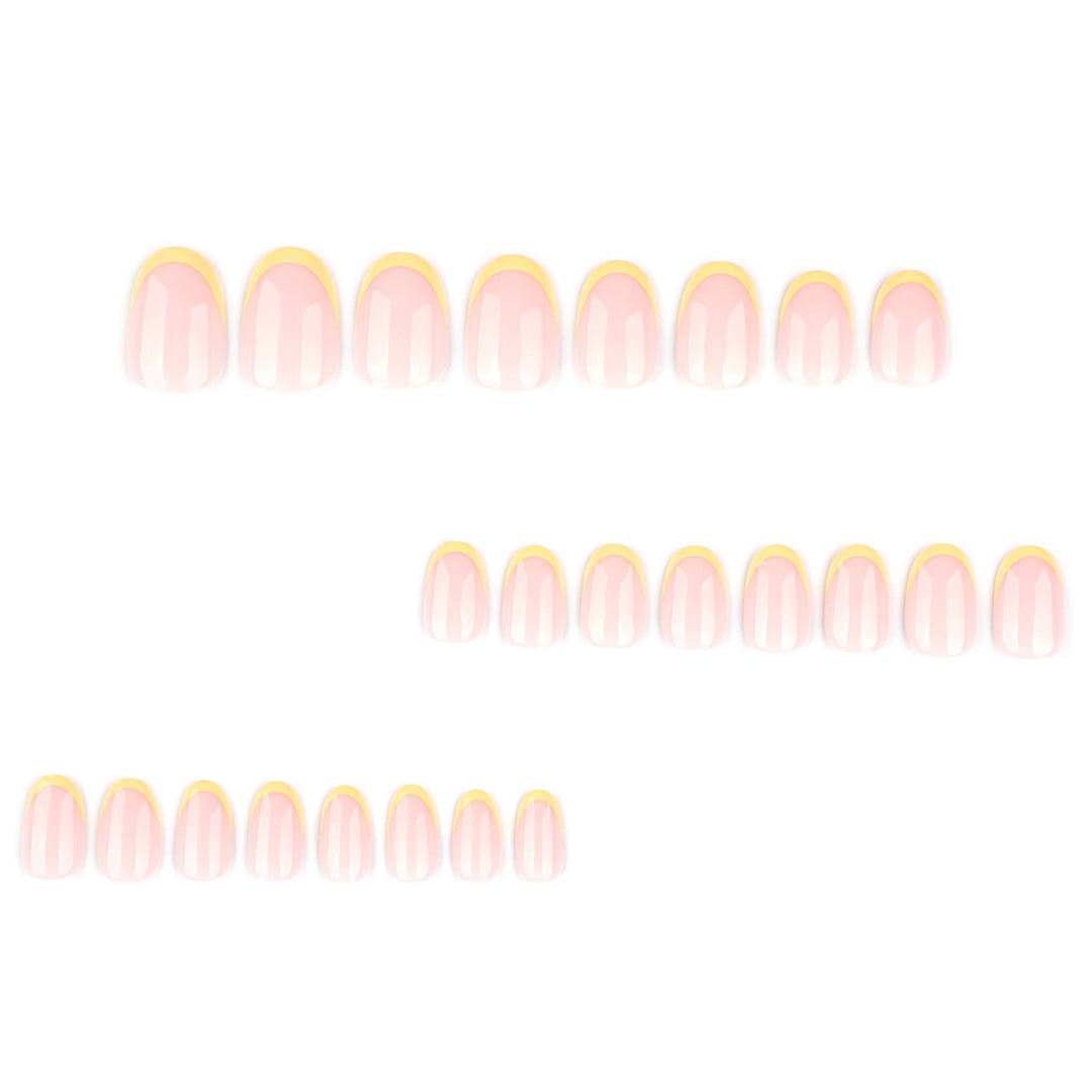 Elegant Nail Art in Modern French Tip Design Bowlift