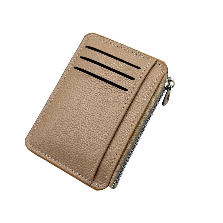 Premium Compact Leather Credit Card Wallet