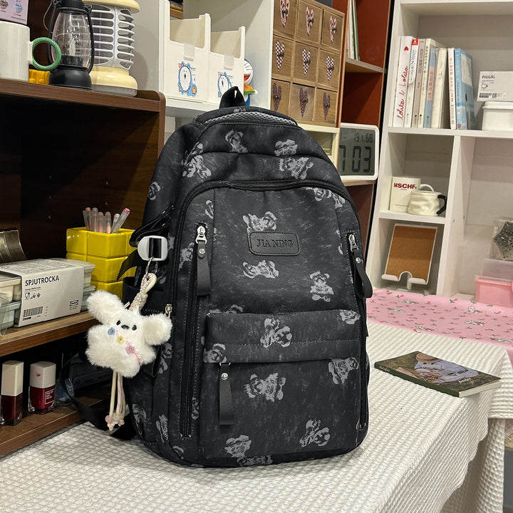 Stylish Printed Backpack Bowlift