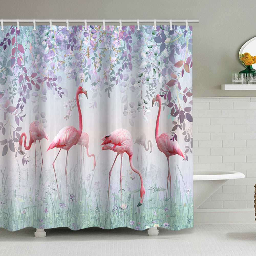 Tropical Paradise Shower Curtain Bowlift