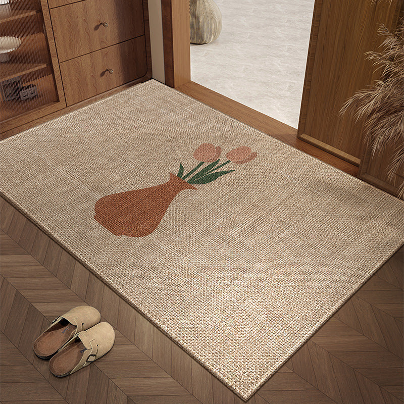 Decorative Floral Pattern Area Rug