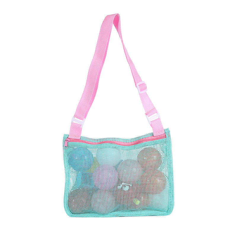 Versatile Beach Bag In Airy Mesh Design Bowlift
