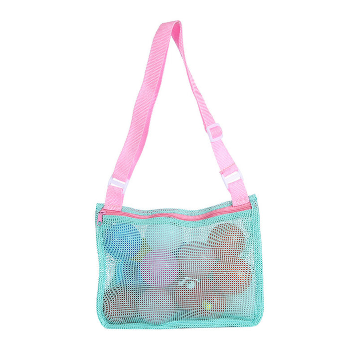 Versatile Beach Bag In Airy Mesh Design Bowlift