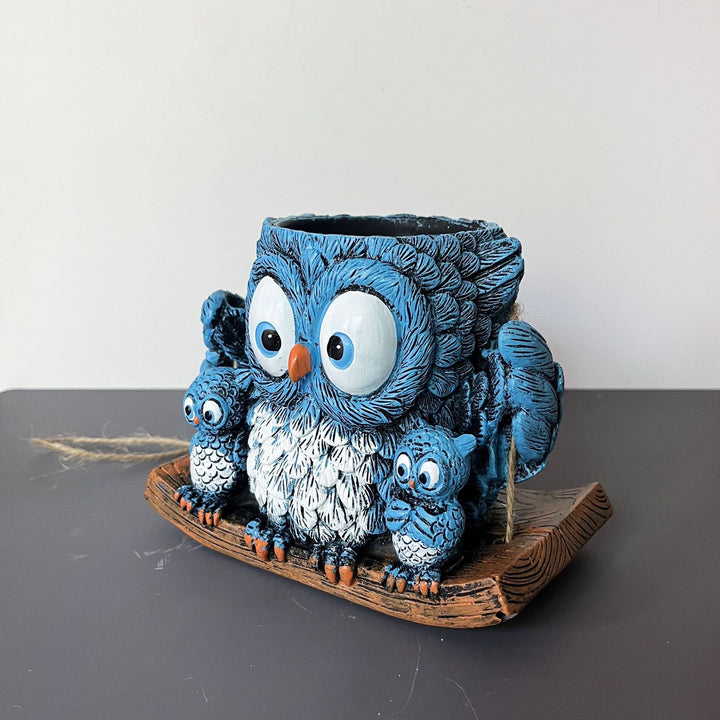 Owl-shaped decorative flower pot Bowlift