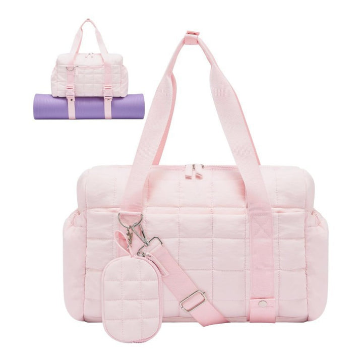 Quilted Multi-Functional Gym Bag Bowlift