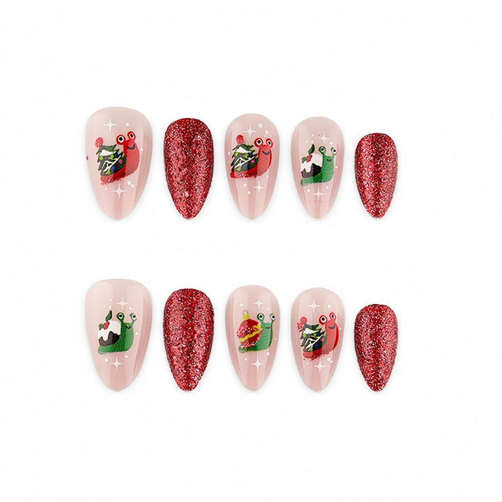 Creative Christmas Art Nails Bowlift