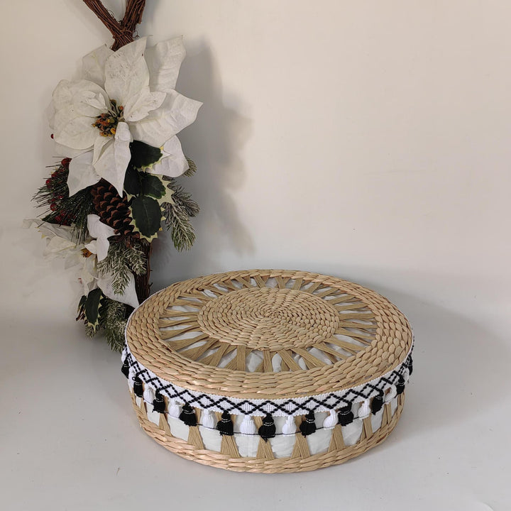 Handcrafted Pouf in Boho Style Bowlift