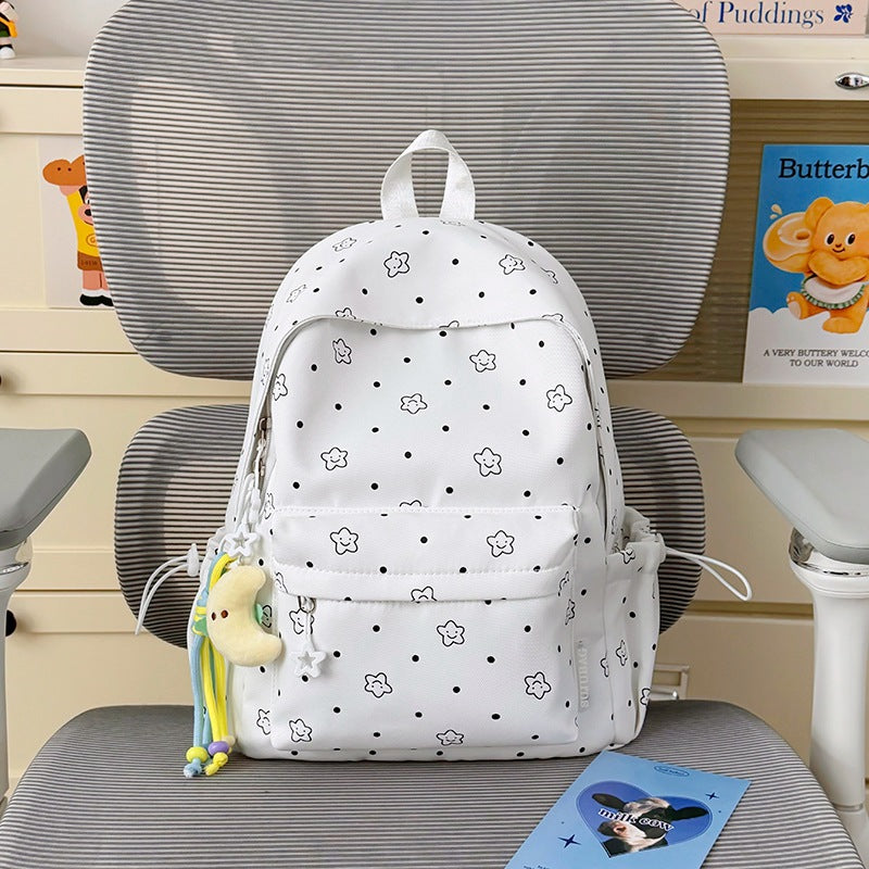 Floral Print Backpack Bowlift