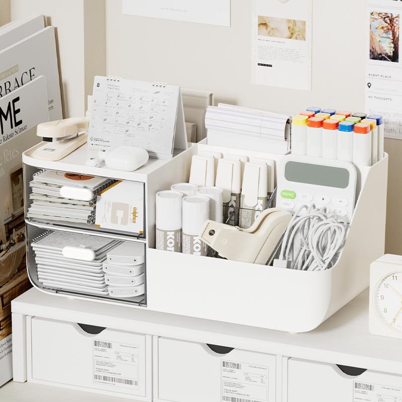 Multi-Compartment Desk Organizer