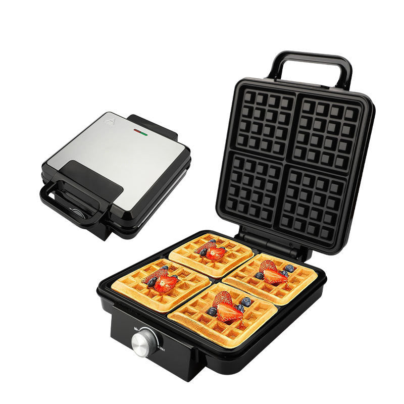 Modern Electric Waffle Maker with Non-Stick Plates Bowlift