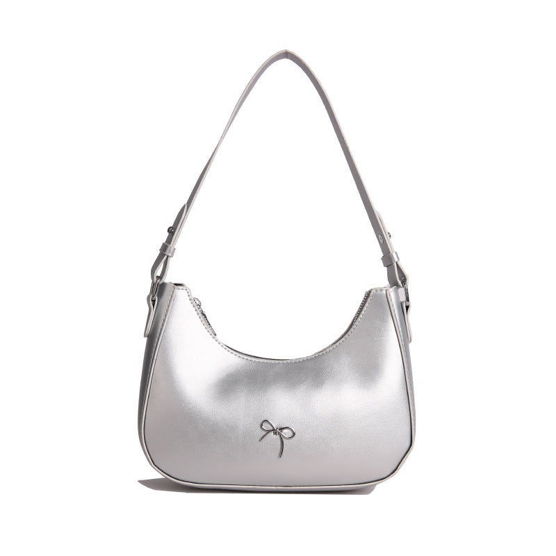 Stylish Bow Detail Shoulder Bag Bowlift