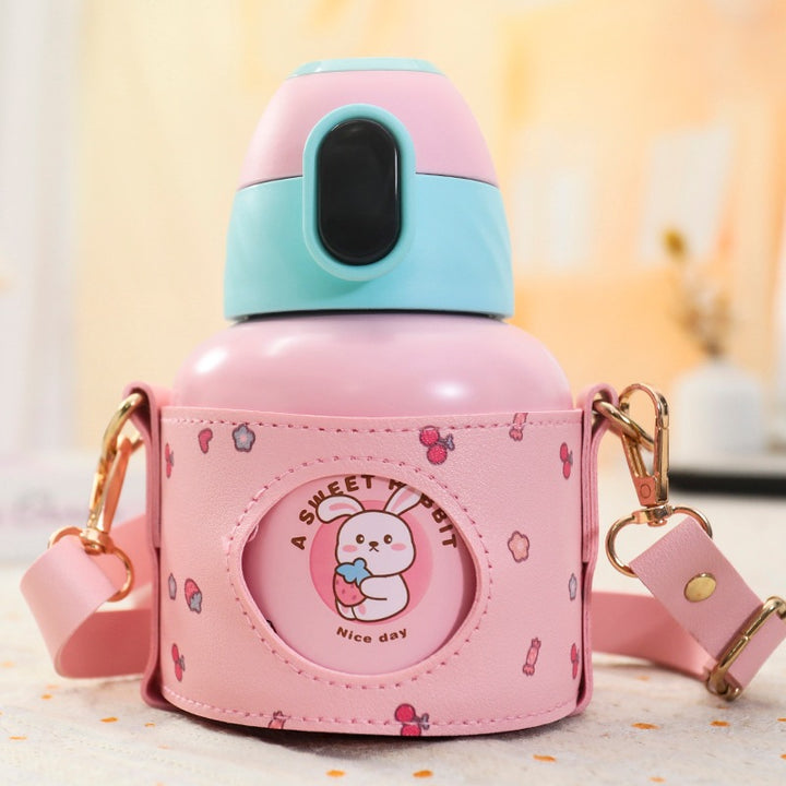 Ladies Insulated Water Bottle with Cute Animal Design Bowlift