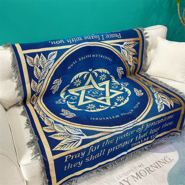 Inspirational Decorative Prayer Throw Blanket