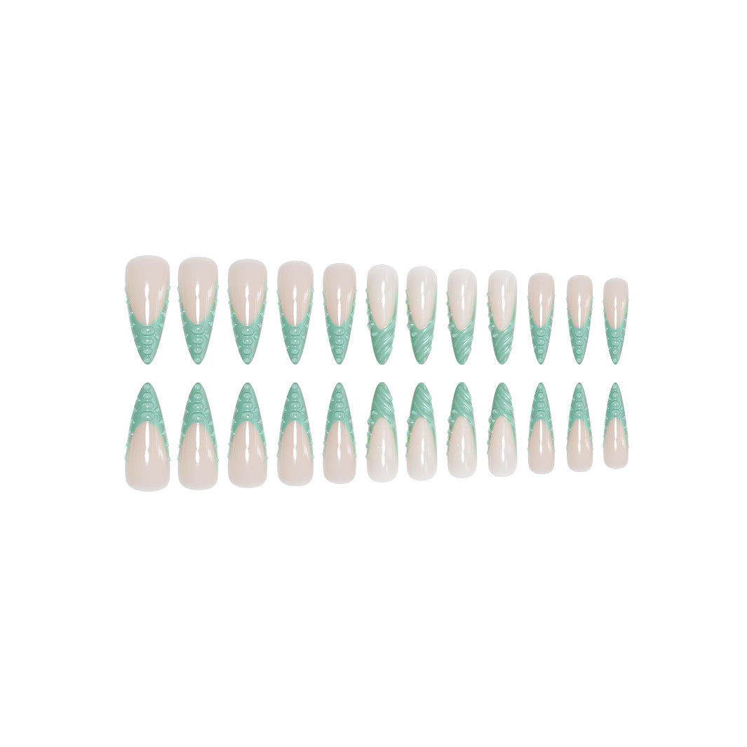 Intricate 3D Sculpted Nail Enhancements Bowlift