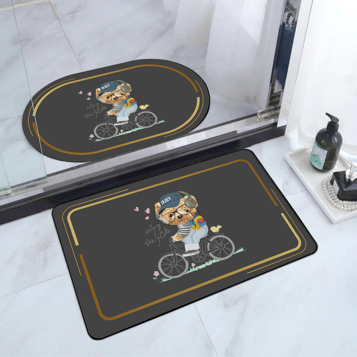 Playful Pet-Themed Area Mat