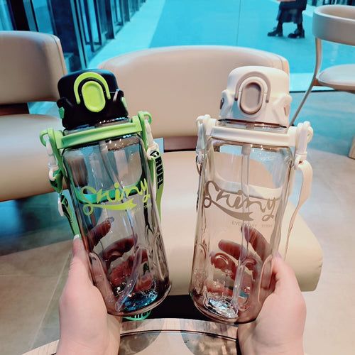 Ladies Ergonomic Water Bottle with Leak-Proof Lid Bowlift