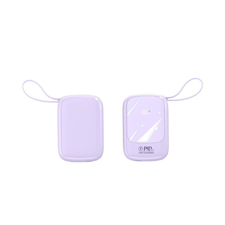 Portable power bank with integrated fast charging function and LED status display Bowlift