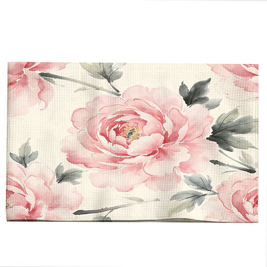 Structured dish towels with floral patterns Bowlift