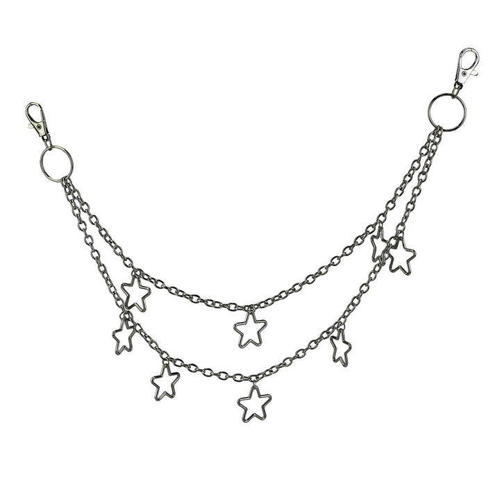 Chic Layered Star Chain Belt Bowlift