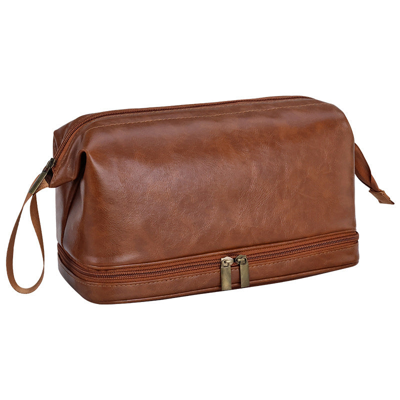 Cosmetic Transport Bag Made of High-Quality Synthetic Leather Bowlift