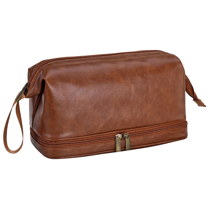 Cosmetic Transport Bag Made of High-Quality Synthetic Leather Bowlift