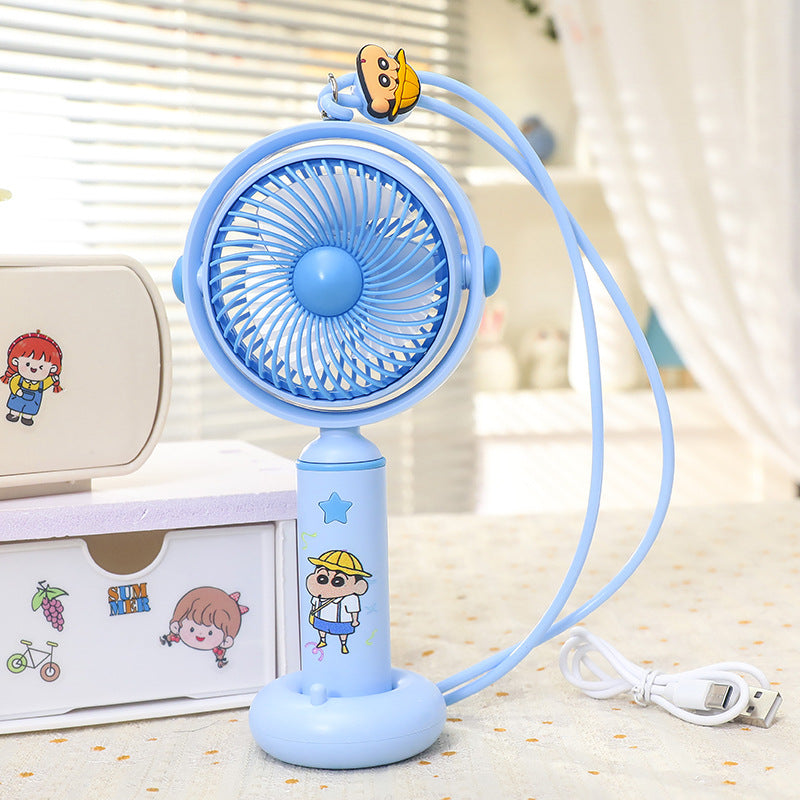 Women Portable Hand Fan with Flexible Neck and Cute Design Bowlift