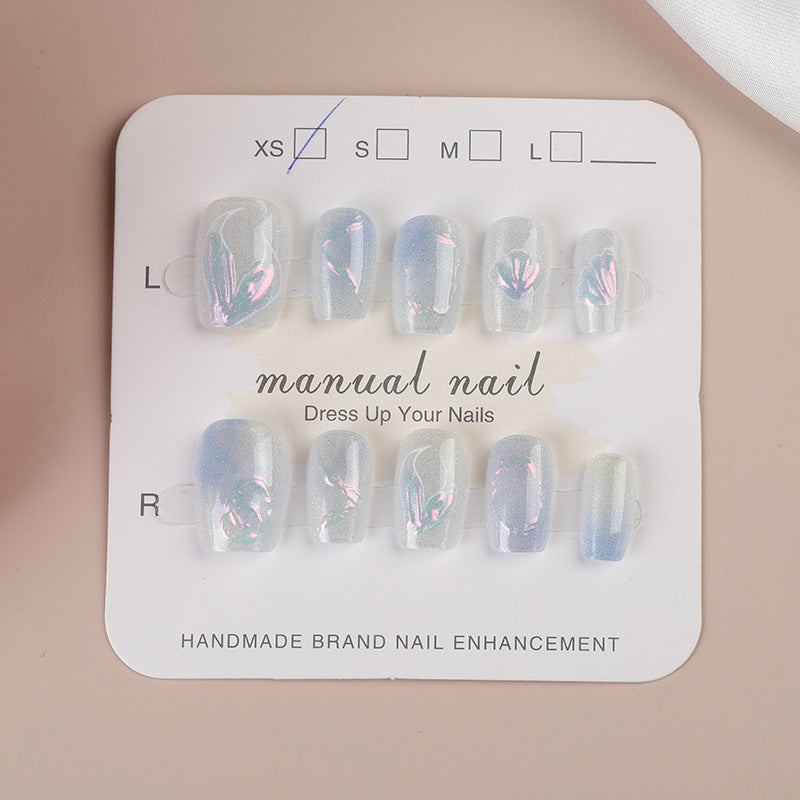 Handmade Decorative Press-On Nail Set Bowlift