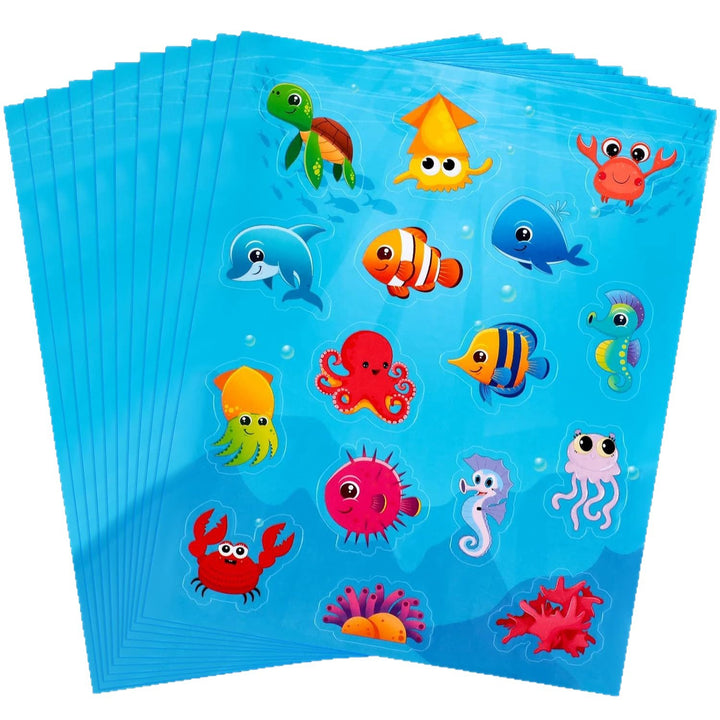 Ocean-Themed Sticker Set Bowlift