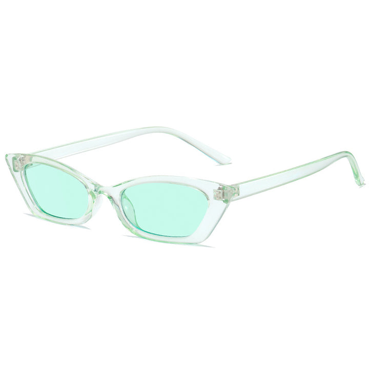 Women's fashionable cat-eye sunglasses with transparent frame Bowlift