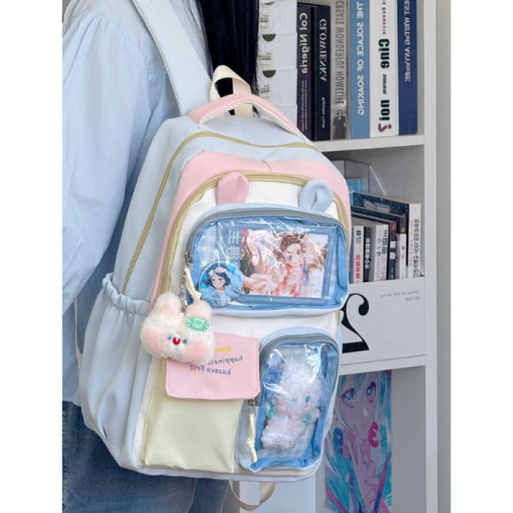 Cute Character-Themed Backpack Bowlift