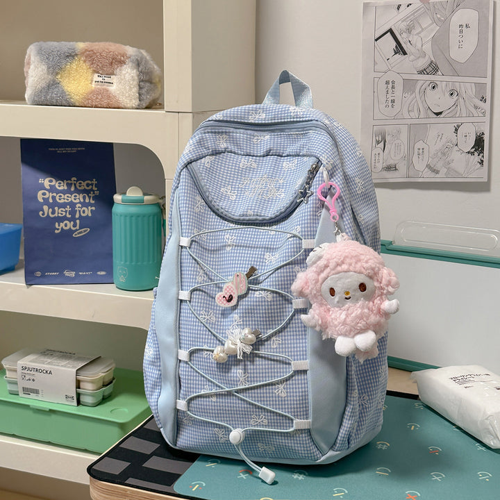 Decorative Floral Print Backpack