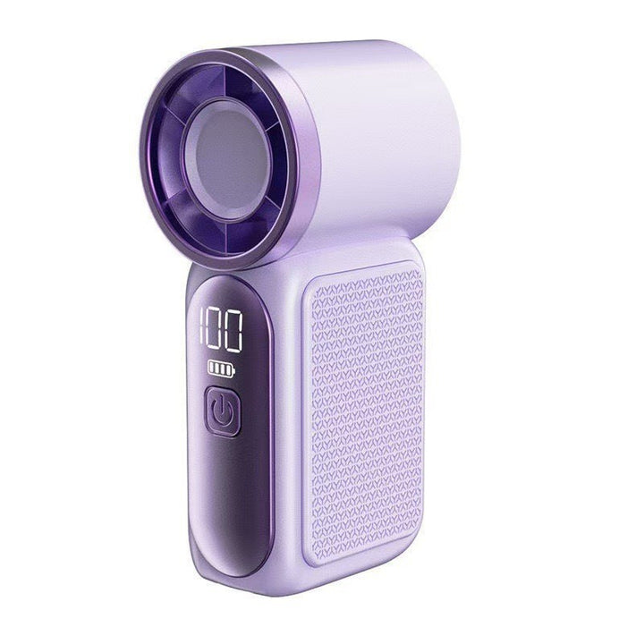 Women's Portable Mini Fan with Digital Display Bowlift